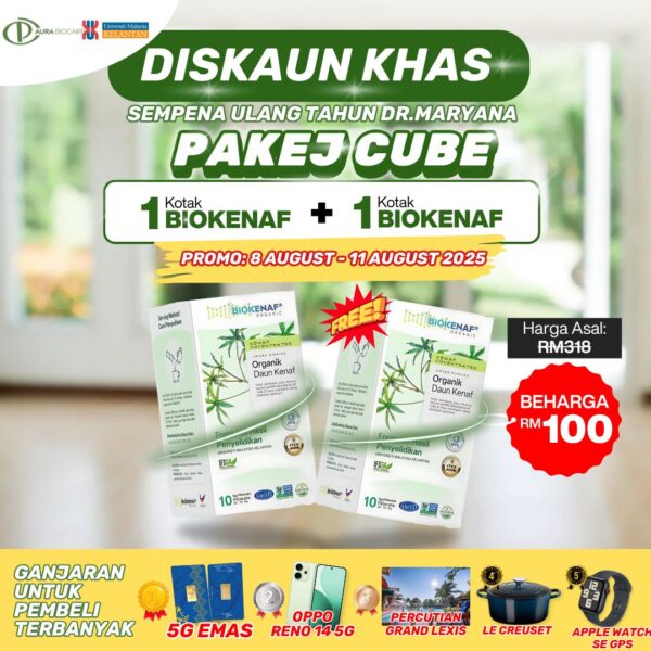 Pakej Cube ( BELI 1 + FREE 1 KOTAK )～ Promo Khas